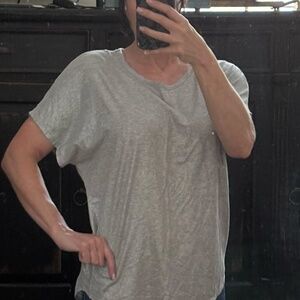 Vince Camuto - Batwing Silver Shine Shirt - (Holiday) SZ: M